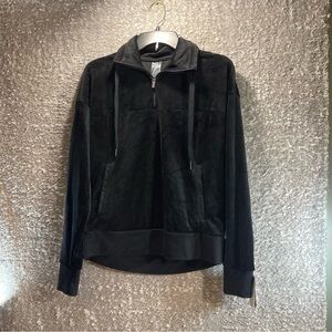 C9 Champion Women's 1/4 Zip Velvet Cozy Pullover Sweater XS Polyester NWT